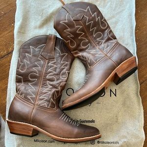 Leather Wester Boots Sz 7